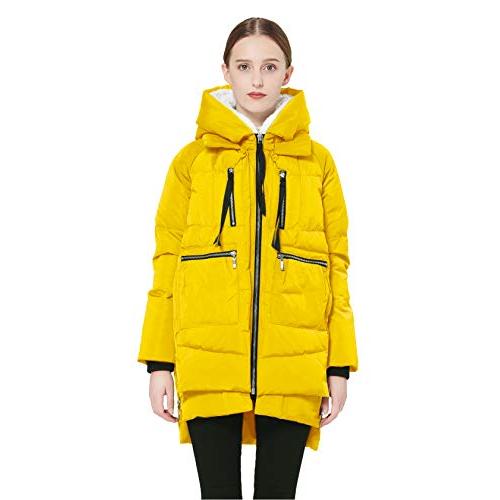 Orolay Women’s Thickened Down Jacket Yellow (Apparel)